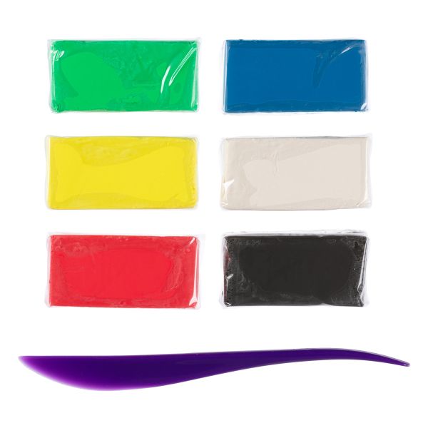 Полимерная глина 7 цв. по 113 г, Bake & Bend Kit K3 6120, Sculpey K3 6120