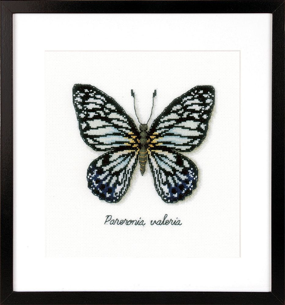 Vervaco, Голубая Бабочка, 16х15 см