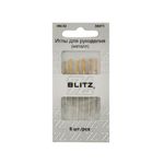 Иглы ручные для рукоделия, 6 шт, никель, Blitz HN-32 300T1