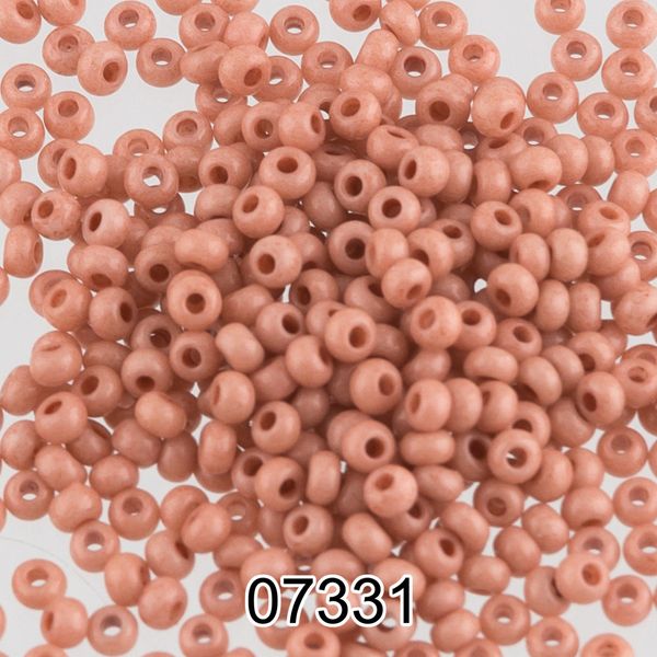 Бисер Preciosa 10/0 (2.3 мм), 500 г, 07331 (Ф294) т.бежевый