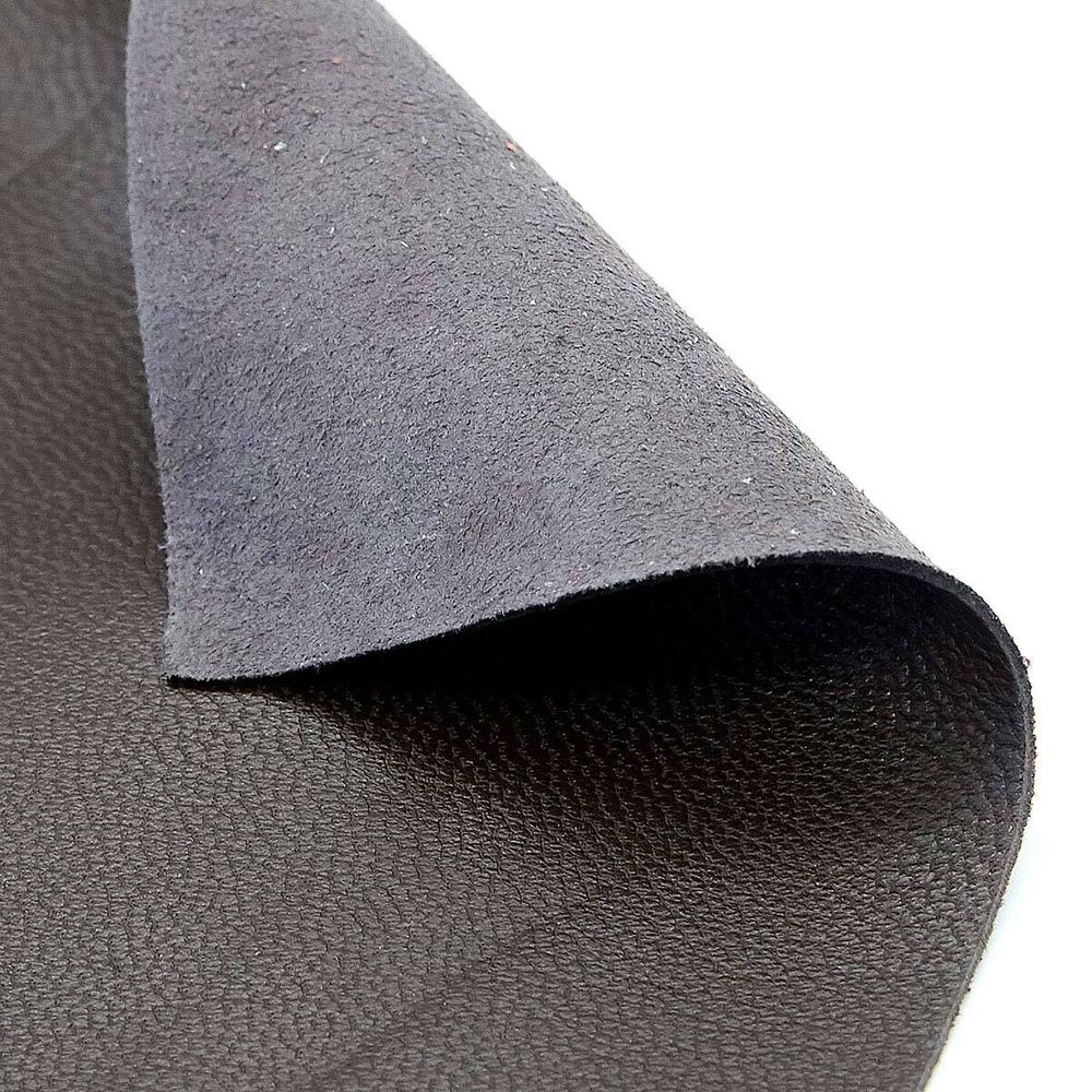 Кожа натуральная в листах А6 (10,5*14,8см), 100% кожа (03 темно-коричневый) 402