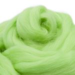 Шерсть для валяния мериносовая тонкая 100%, 100г, 193 св.салат