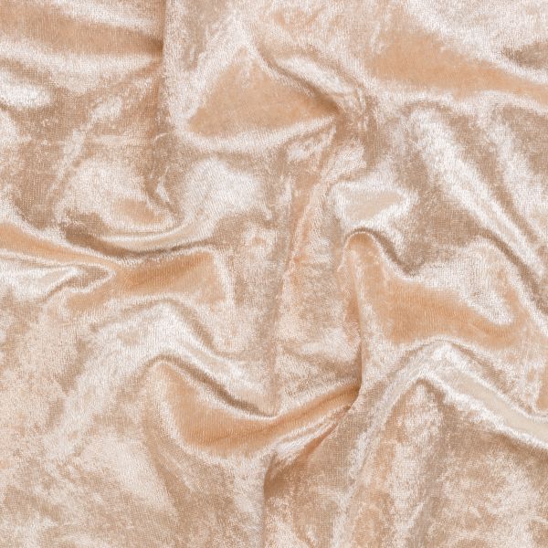 Плюш (ткань) 00 Peppy PCVL, 250±5 г/м², 48х48 см, винтажный, 02 св.бежевый