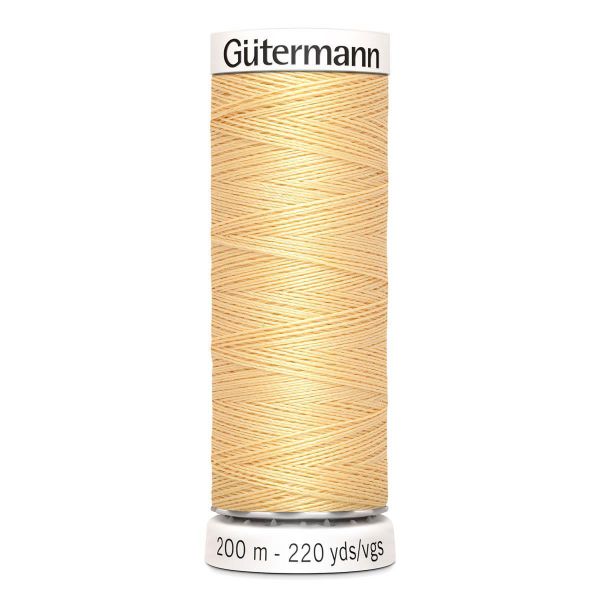 Нитки универсальные Gutermann Sew-all, 200м, 003 кремово-желтый, 5 катушек