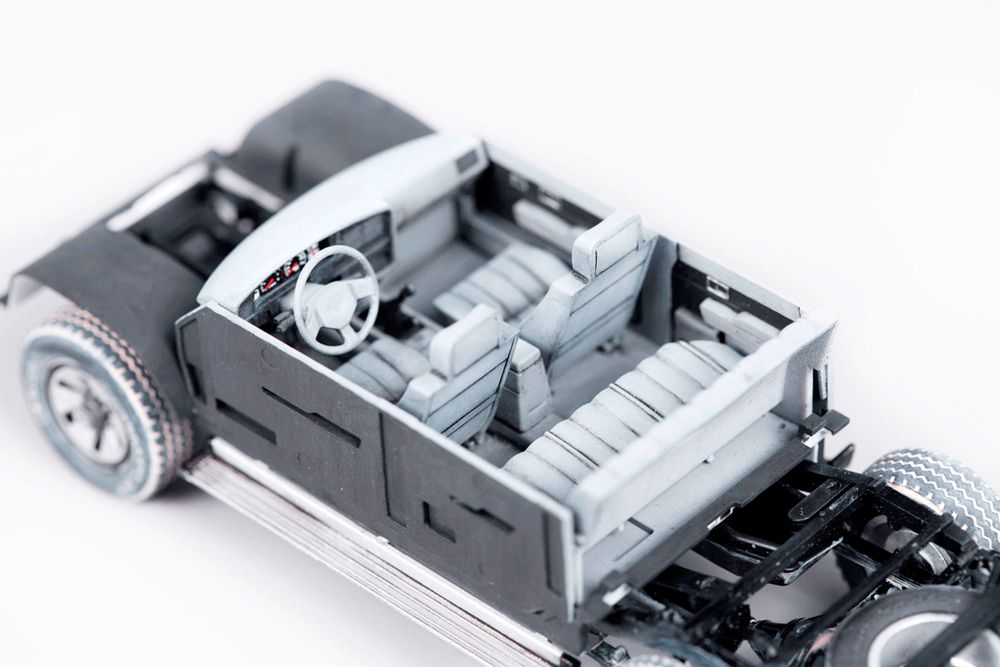 Модель сборная: автомобиль, Pick up w/ZPU-1 1/35, Meng VS-001