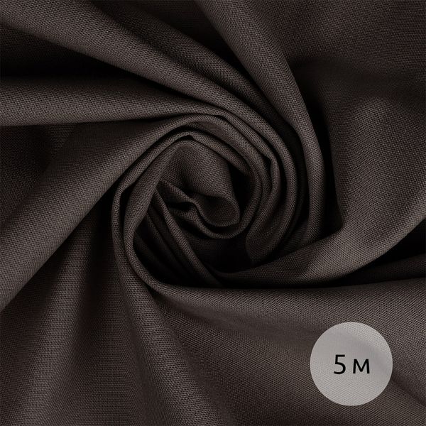 Льняная ткань 200 г/м², 140 см / 5 метров, TBY.Li.1009.66.5, цв.66 серо-бежевый