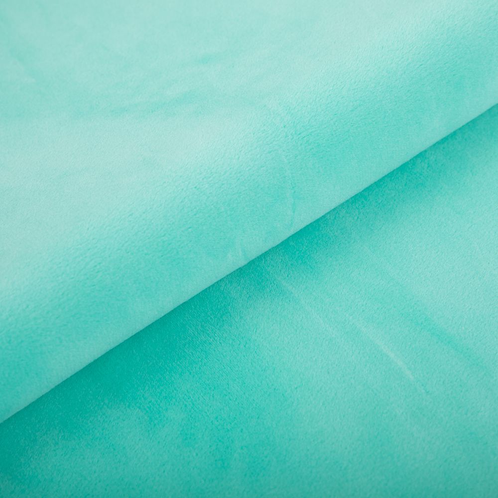 Велюр 240 г/м², 185 см / 5 метров, мятно-зеленый/mint green, Gamma VELR