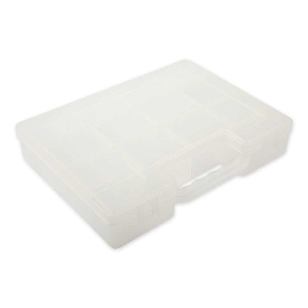Органайзер для швейных принадлежностей 27.3х22х5 см, пластик, прозрачный, Gamma OM-007