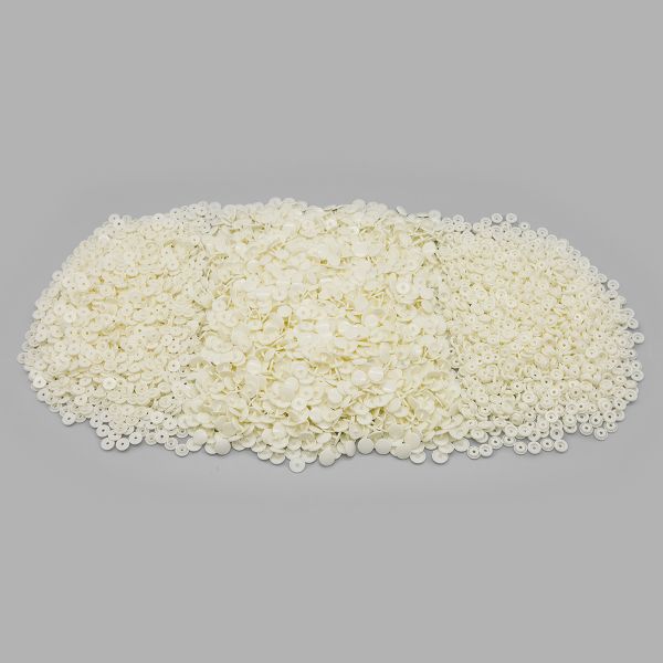 Кнопка рубашечная ⌀12,5/10мм пластик (≈1000 шт) New Star (102 айвори)