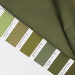 ТиСи (T/C) поплин стрейч 110 г/м², 150 см / 1 метр, TBY.TC.19.1, цв.оливковый