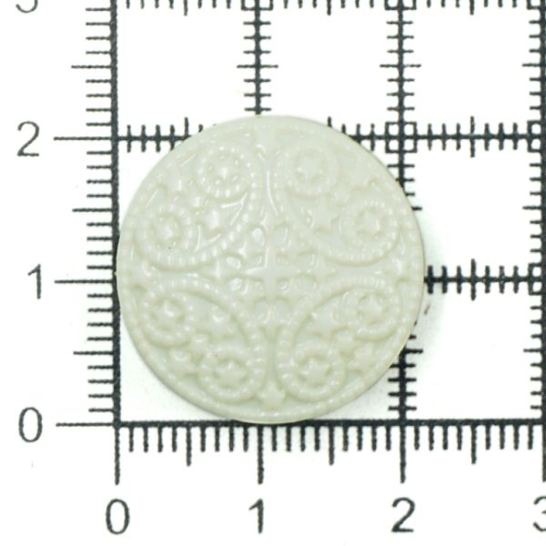 Пуговицы на ножке 22 мм (102 молочный), 36 шт