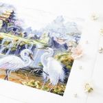 Набор для вышивания нитками Чудесная игла, Безмятежное утро, 30х30 см