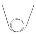 Спицы круговые ⌀4.0 мм, 80 см, 1 шт, серебристые, Prym 212144