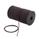 Резинка шляпная (шнур эластичный) ⌀3.0 мм / 100 метров, 0370-0300В, С917-т.коричневый
