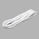 Шнурки круглые с металлическим наконечником 4.0 мм / 100 см, 1 пара (2 шт), белый, 6220-0133