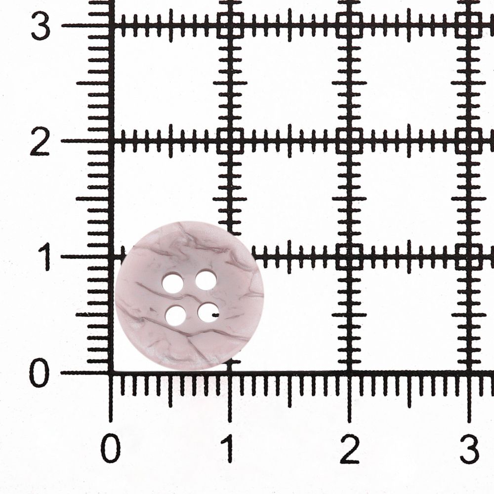 Пуговицы 4 прокола 20L=12.5 мм, пластик, col.08 серый, 72 шт, CN2844