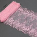 Кружево бельевое эластичное 230 мм / 10 м, 8037, цв.F133 розовый, Kruzhevo
