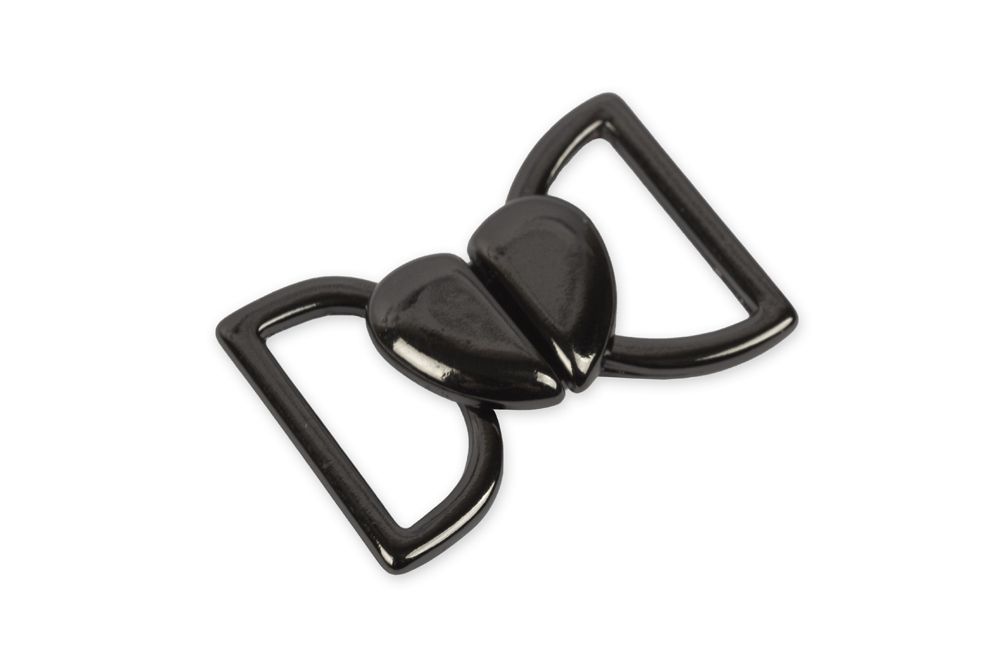 Застежки для купальника (бикини) металл 20х14 мм, 10 шт, №06 черн.никель, Blitz BBT040