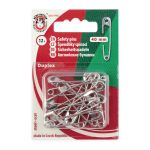 Булавки английские 40 мм, 12 шт, никель, KOH-I-NOOR 55 (5110 №2)