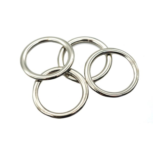 Кольца для бюстгальтера металл ⌀20 мм, никель, 50 шт, BIG