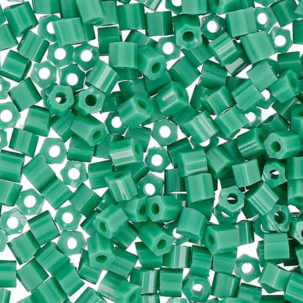 Бисер Toho 11/0 Hexagon 2 (2.2 мм), 5х5 г, 0047D зеленый