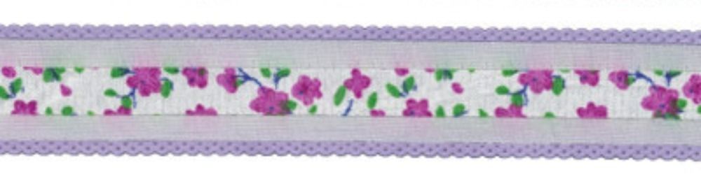 Лента декоративная 25.0 мм / 5 шт по 3 метра, 081 св.фиолетовый, WD-43 Gamma