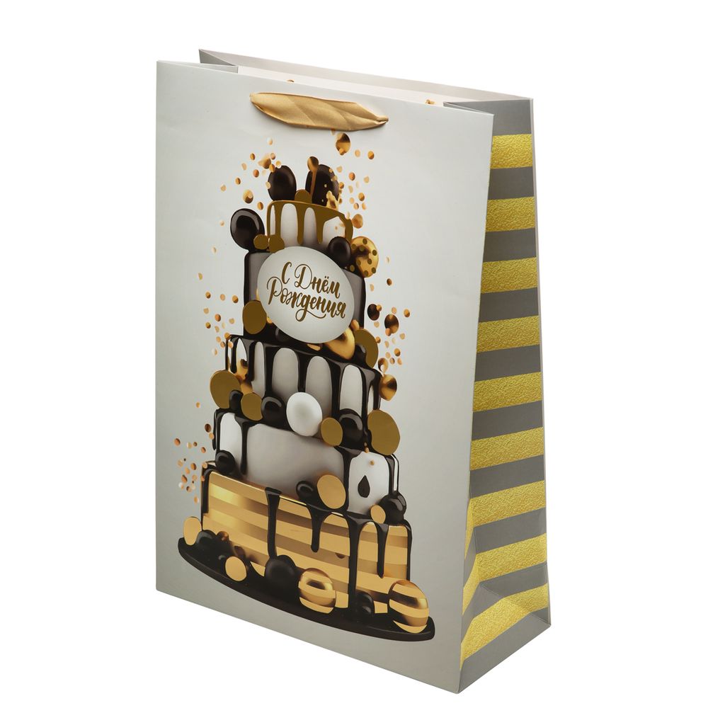 Пакет подарочный 210 г/м², 30х42х12 см, 12 шт, 03, Stilerra ABYL