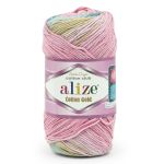 Пряжа Alize (Ализе) Cotton Gold Batik / уп.5 мот. по 100г, 330м, 2970 секционный