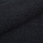 Мех трикотажный 280 г/м², шир.165см, цв.черный, 20м /TOS/