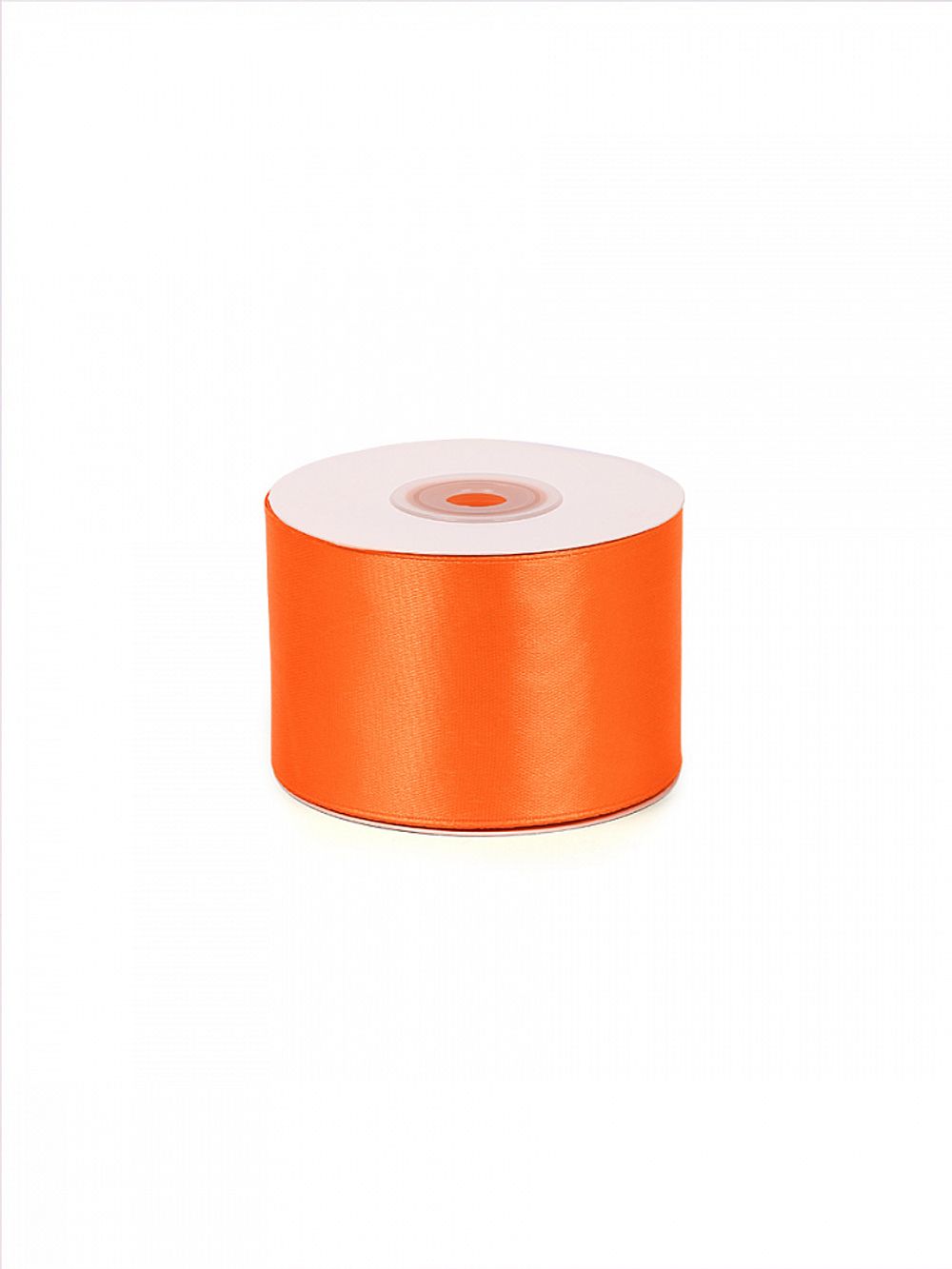 Лента атласная 1-сторонняя 50.0 мм / 22.5±1 метра, 3020 ярк.оранжевый, Magic4Hobby