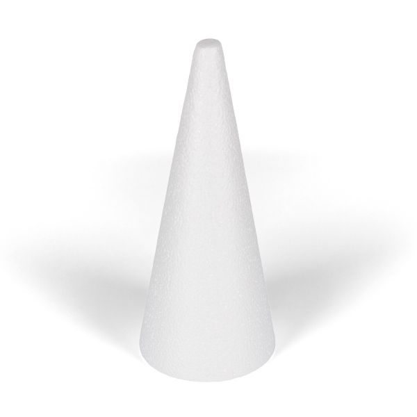 Заготовка из пенопласта Конус 12х12х30 см, 1 шт, Love2art DPZ-113
