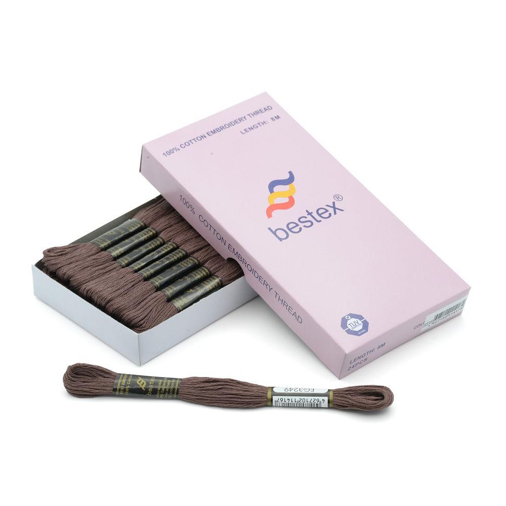 Мулине Bestex, цв.EG3249, 24 мотка по 8 метров