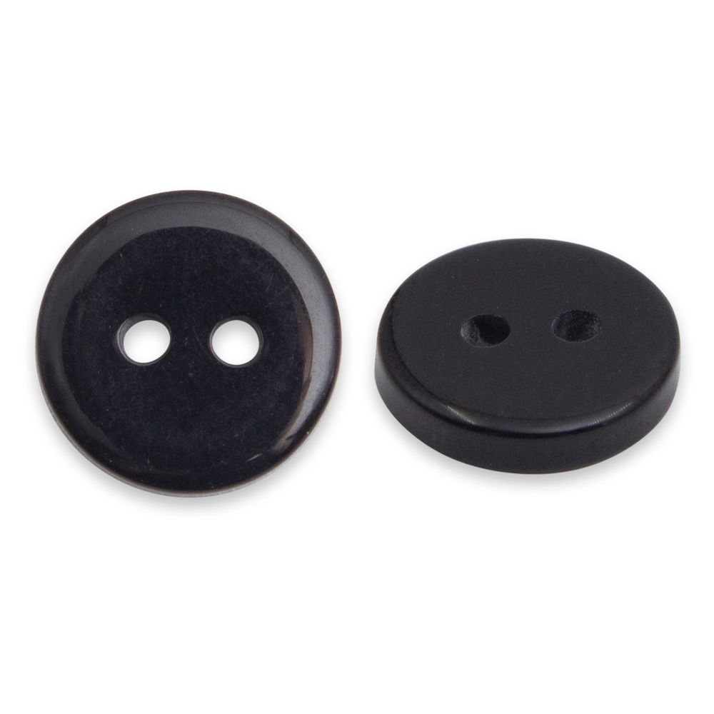 Пуговицы 2 прокола 18L (Black (черный)), CX-K-25, 144 шт