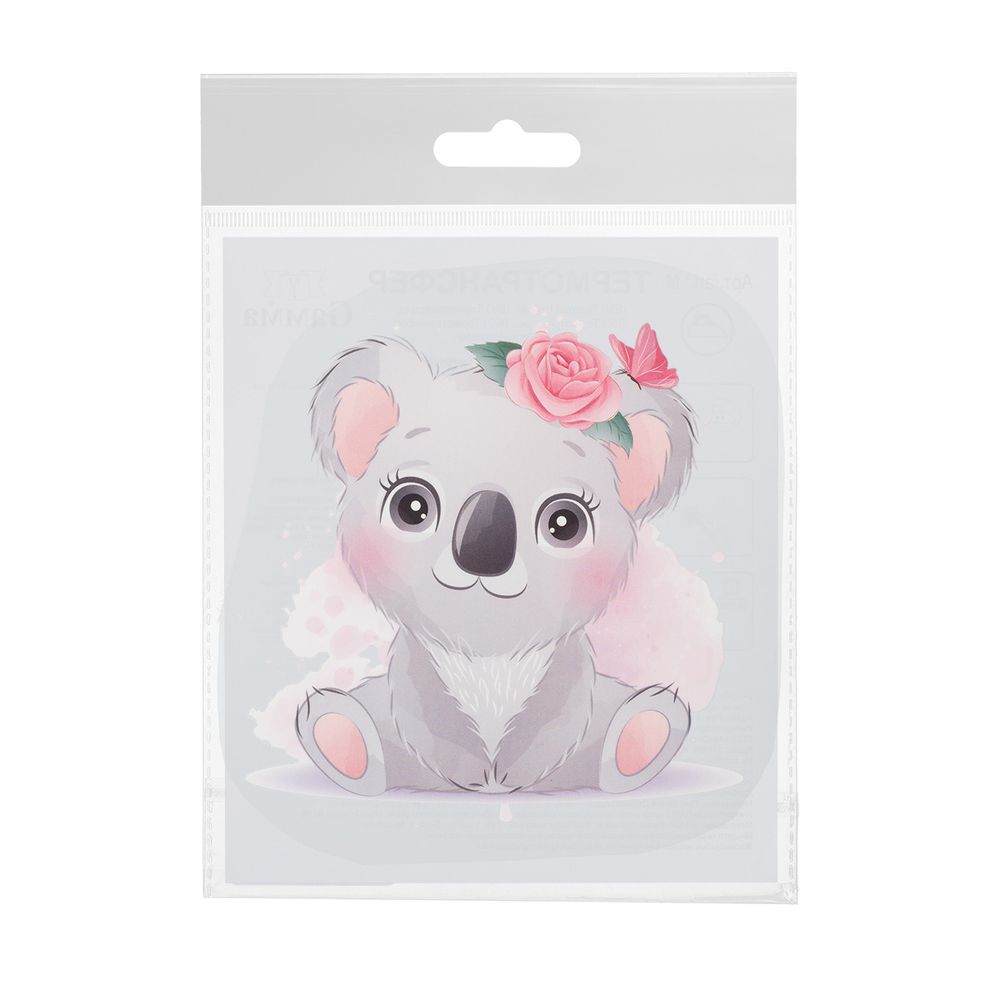 Термотрансфер, 1 шт, М-033 коала 11.5х11.5 см, Gamma M №01