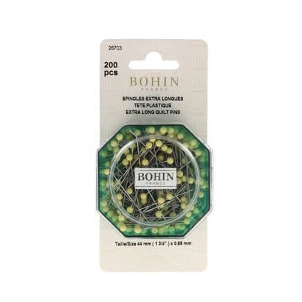 Набор булавок, портновские 1.75" (200 шт), 26703, Bohin, 1 шт