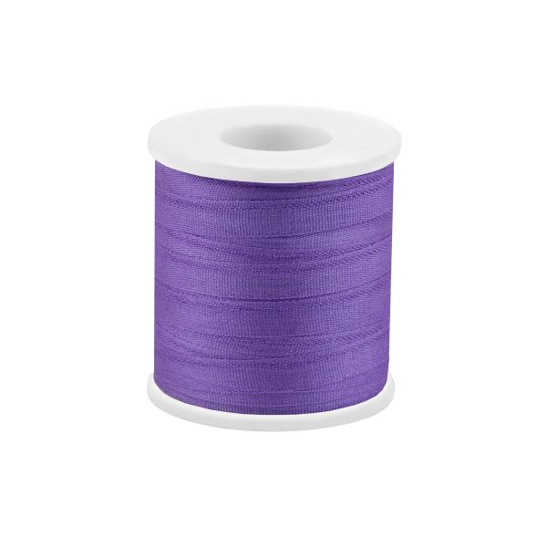 Лента (тесьма) шелковая 4.0 мм / 45.5±0.5 метров, №140 сиреневый, Gamma SR-4