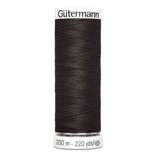Нитки универсальные Gutermann Sew-all, 200м, 671 т.серо-коричневый, 5 катушек