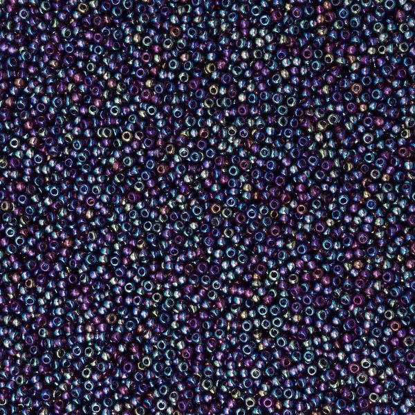 Бисер Preciosa прозрачный с радужным покрытием, 10/0 (21060), круг. отв., 500 г