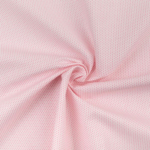 Ткань для пэчворка PEPPY БАБУШКИН СУНДУЧОК ФАСОВКА 100х112 см, 140±5 100% хлопок, БС-30 мл.горох бл.розовый, Peppy БАБУШКИН СУНДУЧОК