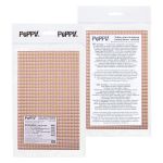 Ткань для пэчворка Peppy Бабушкин сундучок, отрез 50х55 см, 140 г/м², БС-15 клетка яр.желтый/бирюзовый, Peppy