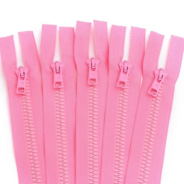 Молния трактор Arta Т6 (6 мм) 1 зам., разъем., 85 см, цв. 099 св.розовый, уп.5 шт