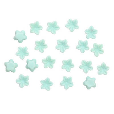Цветочки для скрапбукинга, 6 мм, 20 шт в упак, светло-зеленый