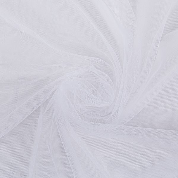 Фатин мягкий (Еврофатин) 20±1 г/м², 160 см / 5 метров, 01 белый, Gamma FTS