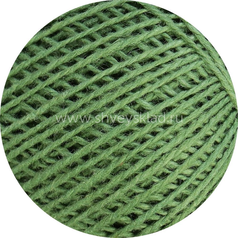 Пряжа ПНК им.Кирова Флокс / уп.20 мот. по 25 г, 150м, 2304 светло-зеленый