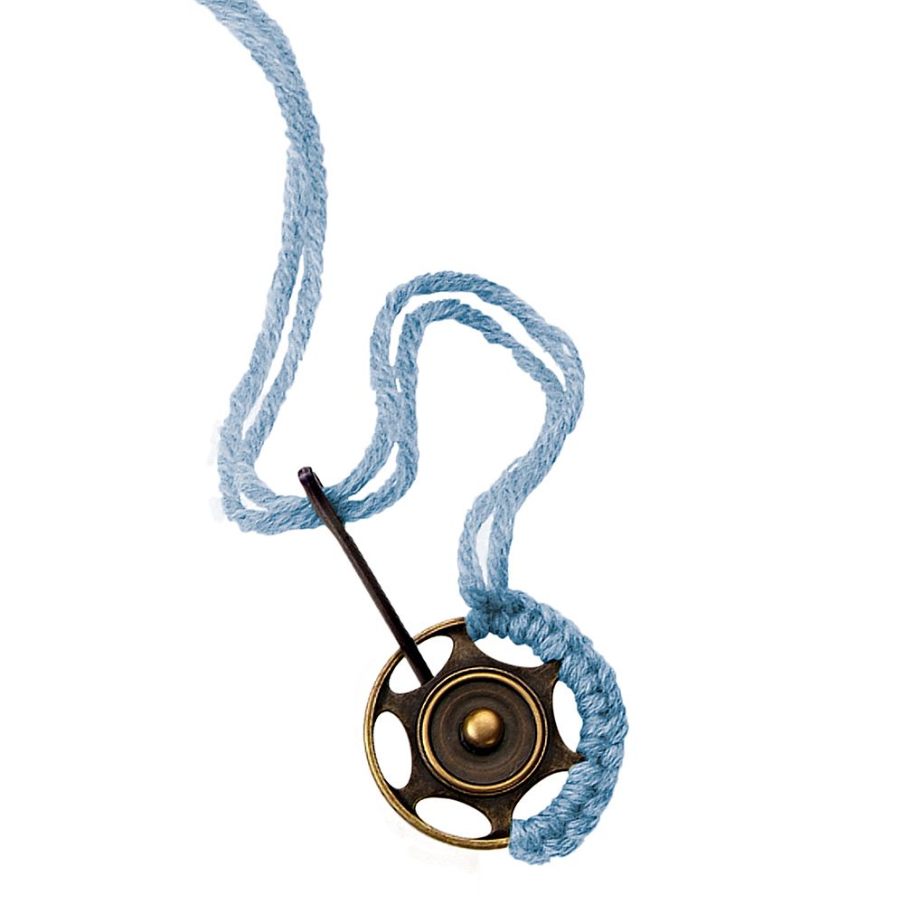 Кнопка пришивная для вязаных изделий латунь ⌀25 мм, 2 шт, под состаренную латунь, Prym 341850