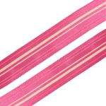 Лента атласная с рисунком 15.0 мм / 3 метра, Горизонталь (красный), Globus