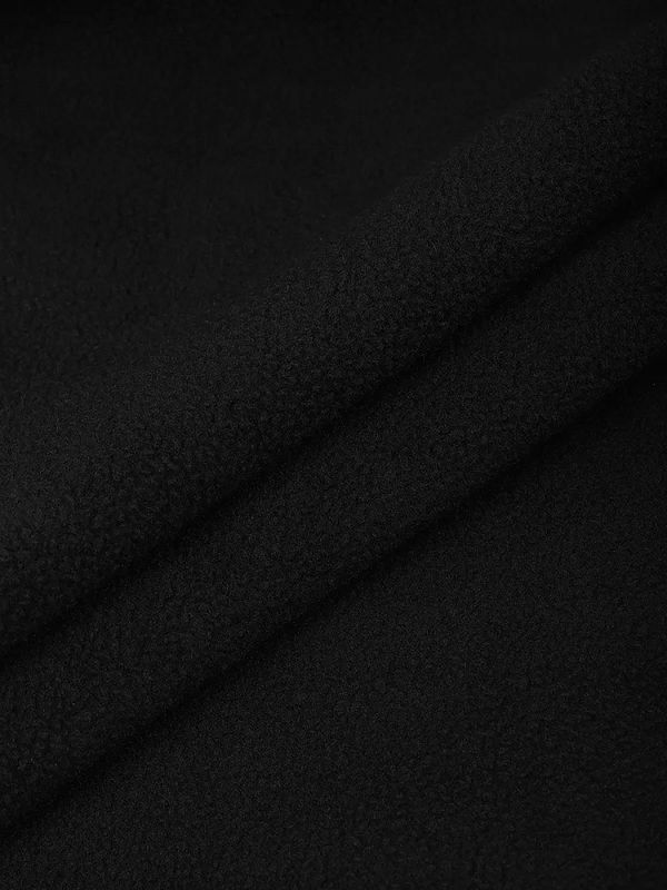 Флис 2-сторонний 240 г/м², 150 см / 10 метров, N-TBY-0240-F322, цв.F322 черный