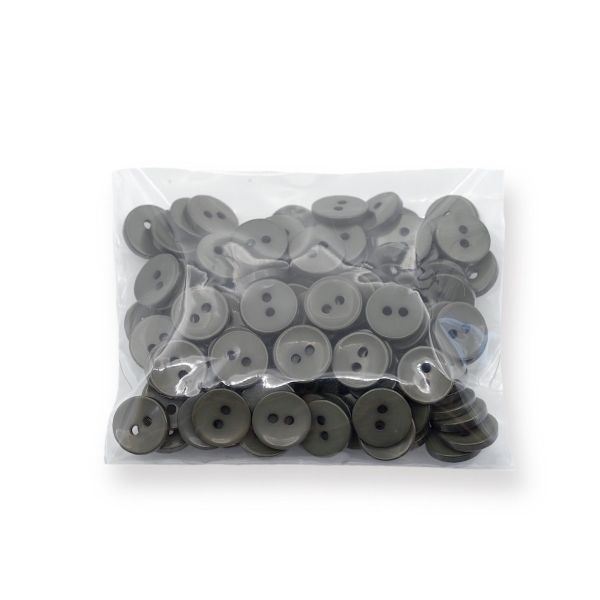 Пуговицы 2 прокола 18L, 11 мм, (Green2 (зеленый2)), NE74, 144 шт