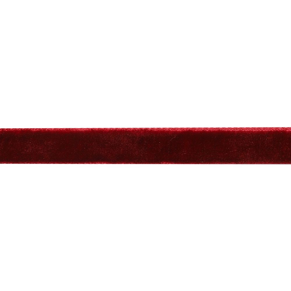 Лента бархатная (тесьма) 10.0 мм / 22.86±1 метров, (240 винный), 3AR087 Лента бархатная (тесьма) 10.0 мм / 22.86±1 метров, (240 винный), 3AR087