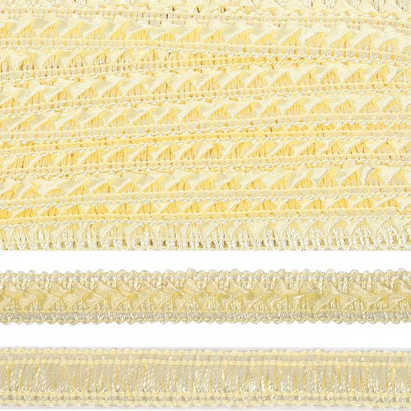 Тесьма декоративная Самоса V03 18 мм, цв.02 молочный уп.9м